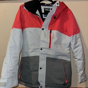 O’Neil ski coat jacket with hood